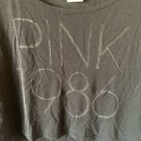 Victorias Secret Pink Top Size XS 1986 Sleeveless Lace Boat Neck Asymmetrical - Picture 3 of 9